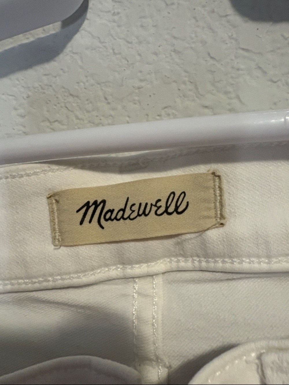 Madewell White Mid Rise kick out jeans size 25 - Picture 5 of 9